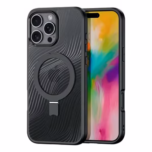 Dux Ducis Aimo Mag Case with MagSafe and Stand for iPhone 16 Pro - Black