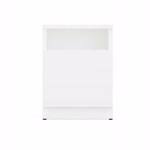 Top E Shop Galax 30/1D – naktinis staliukas, baltas