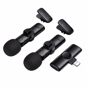 Borofone Lavalier wireless microphone BFK16A Winner Lightning black - 2 pieces