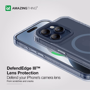 Amazing Thing Titan Pro magnetinis dėklas MagSafe 10FT IP156.1PTMBU iPhone 15 Pro mėlynas