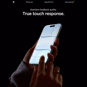 Spigen Glas.TR EZ Fit 2-jų rinkinys grūdintas stiklas iPhone 17 Air - skaidrus