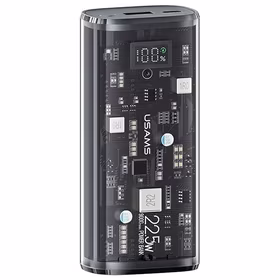 USAMS Išorinė baterija 9000MAH PD 20W QC3.0+PD DUAL-PORT FAST CHARGE juodas 10KCD18901(US-CD189)