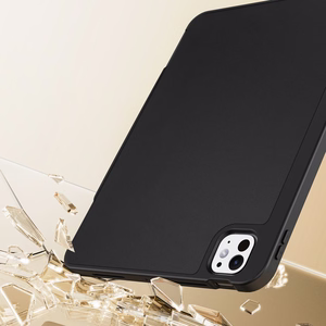 "Dux Ducis Vers iPad Pro 13" (2024/2025) dėklas su stovu ir "Apple Pencil" laikikliu - juodas