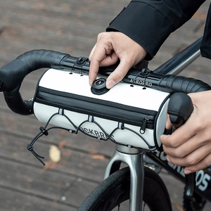 Rockbros TL002 ROAD TO SKY 1.5L Waterproof Handlebar Bike Bag - White