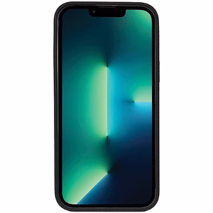 Audi sintetinės odos dėklas MagSafe iPhone 13 Pro Max - juodas