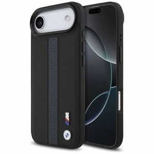 BMW M Perforated Stripe Logo MagSafe dėklas iPhone 17 Air - mėlynas