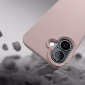Etteri Silikoninis Mag dėklas for iPhone 16e / 17e šviesiai rožinis