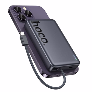 Išorinė baterija Power Bank Hoco Q44 20W Magnetic 10000mAh juoda