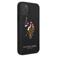 US Polo USHCP12LPUGFLBK iPhone 12 Pro Max 6.7 black Polo Embroidery Collection