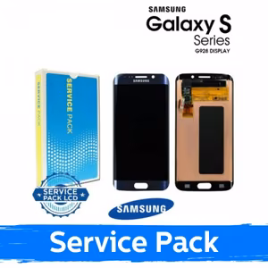 LCD Display Compatible With Samsung G928 S6 Edge+ Black (Service Pack)