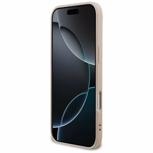 Guess 4G Didelio logotipo dėklas telefonui iPhone 17 Air - rožinis