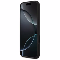 Karl Lagerfeld silikoninis Karl&Choupette žiedas Magnetinis dėklas telefonui iPhone 17 Air - juodas