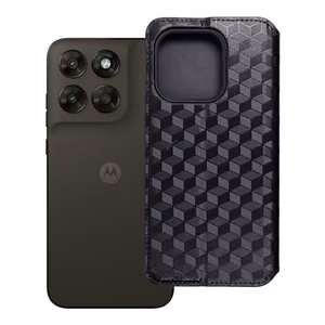 Flip case for Motorola G67 / G77 Cubic Book black
