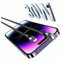 USAMS Laidas USB-C į Lightning 30W 1.2m Aluminum Alloy Data Cable SY Series SJ729USB01 (US-SJ729)