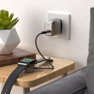 Phone įkroviklis Satechi GaN USB C 30W ST-UC30WCM-EU pilkas and juodas