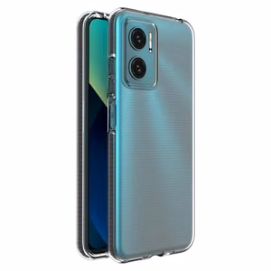 Spring Case гелевый TPU чехол с цветной рамкой для Xiaomi Redmi 10 чёрный