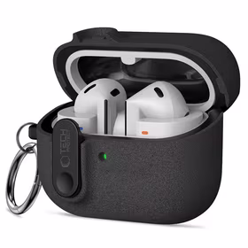 "Tech-Protect" plonas dėklas su kabliuku, skirtas "Samsung Galaxy Buds 3 / 3 FE / 3 Pro" - juodas