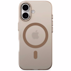 Tech-Protect MagZero MagSafe dėklas, skirtas iPhone 17, matinis smėlio ir rudos spalvų