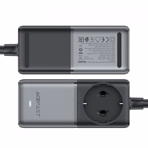 Įkroviklis Acefast Z2 GaN juodas 75W (3xPD / 2xQC3.0 / 1xAC)