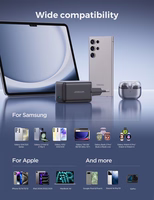 Įkroviklis Joyroom JR-TCG18 65W GaN USB-C juodas