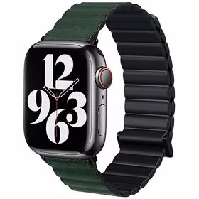 Beline Dirželis Apple Watch Magnetic Pro 38/40/41mm juodas/žalias