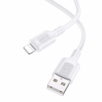 Borofone Kabelis BX111 Feliz - USB į Lightning - 2,4A 1 metras baltas