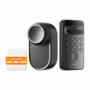 SwitchBot Ultra 3-in-1 išmanioji spyna su Hub Mini Matter valdymo skydeliu ir Vision klaviatūra