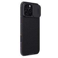 Nillkin CamShield Pro iPhone 16 Pro dėklas (juodas)