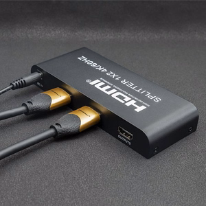 Qoltec 51797 aktyvus HDMI skirstytuvas 2 x HDMI 4K x 2K | 6Gb/s | 60Hz