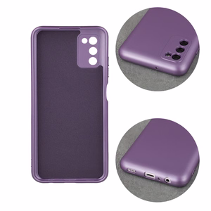Metalinis dėklas telefonui Samsung Galaxy A15 4G / A15 5G violetinis