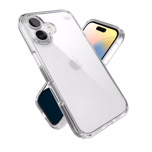 Skaidrus Speck Presidio Perfect-Clear dėklas, skirtas iPhone 16