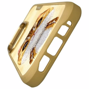 Nimmy Didelės Akys Augintinis 2.0 Katė Dėklas telefonui iPhone 16 Pro Max - žalia