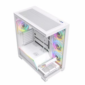 MODECOM kompiuterio korpusas VOLCANO STELLAR PLUS ARGB MIDI 5F Balta