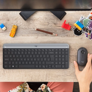 Logitech Slim belaidis rinkinys MK470