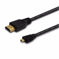 Savio CL-39 HDMI kabelis 1 m HDMI A tipo (standartinis) HDMI D tipo (Mikro) Juoda