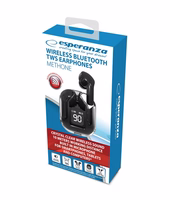 Esperanza EH238K Bluetooth ausinės į ausis TWS Black