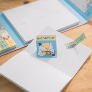 Moomins A4 savaitinis planuoklis su lipniais lapeliais