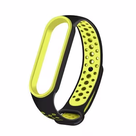 Beline Mi Band dirželis 7/6/5 juodas-žalias Design