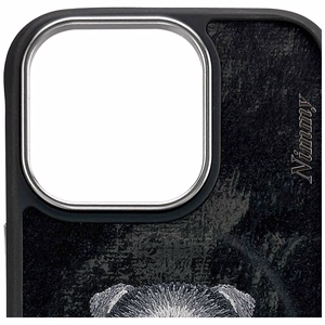 Nimmy Magnetinis Madingas Mielas Augintinis MagSafe Dėklas telefonui iPhone 16 Pro - Juodas
