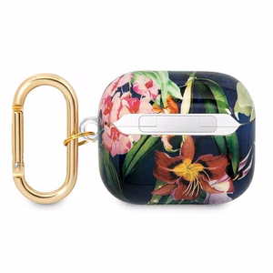 Guess GUA3HHFLB AirPods 3 dėklas mėlynas/mėlynas Gėlių kolekcija