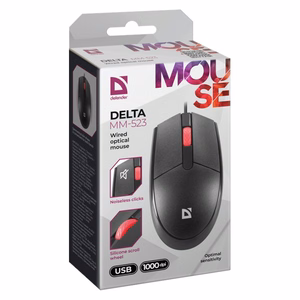 DEFENDER DELTA MM-523 optinė pelė juoda