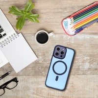 VARIETE MAG COVER Dėklas telefonui, suderinamas su MagSafe, skirtas SAMSUNG S26 Pro tamsiai mėlynas