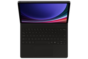 DX725UB klaviatūra su dėklu „Samsung Galaxy Tab S9/S9 FE/S10 FE/S10 Lite“, juoda