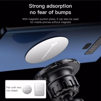 FORCELL F-GRIP MagElite magnetinis automobilio laikiklis oro angai juodas