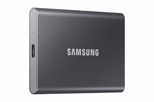 SAMSUNG nešiojamas SSD T7 2TB pilkas