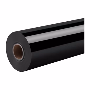 HTVRONT Glossy Self-Adhesive Film, 30.5 cm x 180 cm (black)