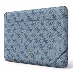 Guess 4G Uptown Triangle Logo dėklas 16" nešiojamam kompiuteriui - mėlynas