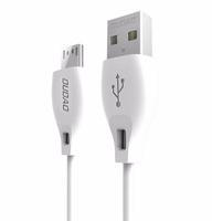 Dudao L4M USB-A - MicroUSB 2.4 A Laidas 1m - Baltas