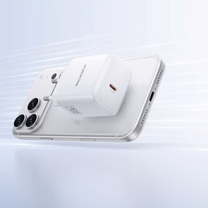 Borofone BN33 Fuente GaN USB-C tinklo įkroviklis QC3.0 PD 40W baltas