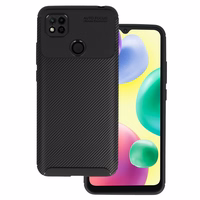 Vennus Carbon Elite dėklas telefonui Xiaomi Redmi 10A, juodas